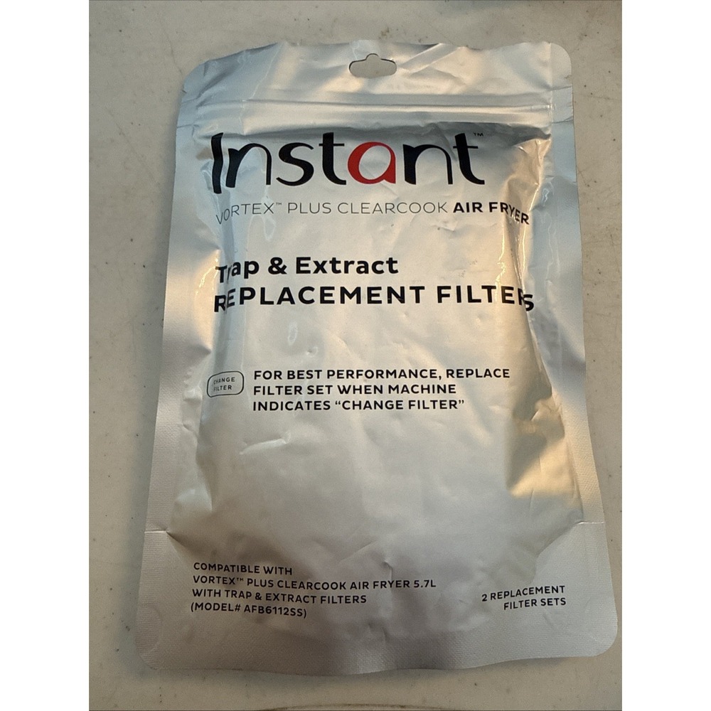 Instant Pot Vortex Plus Replacement Filters For 6QT Air Fryer 2 Filters Trap & E